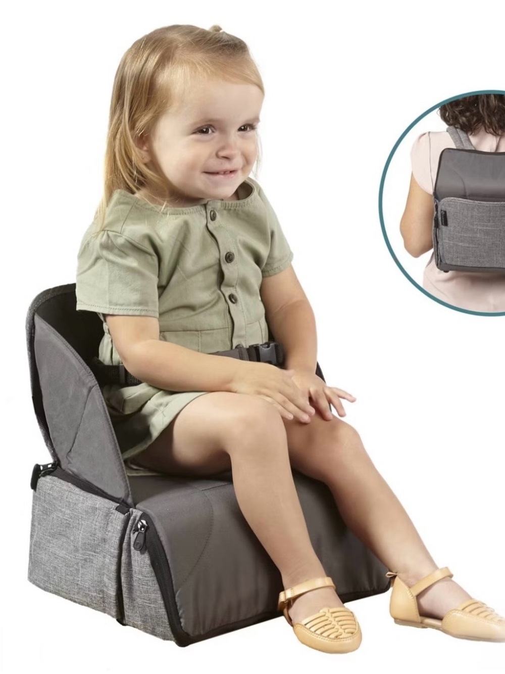 Contours Explore 2-in-1 Portable Booster Seat & Backpack Diaper Bag NEW in box